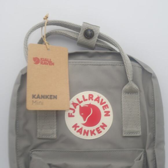 NEW  Fjallraven Kanken Mini Backpack Fog Gray  23561 - Picture 2 of 6